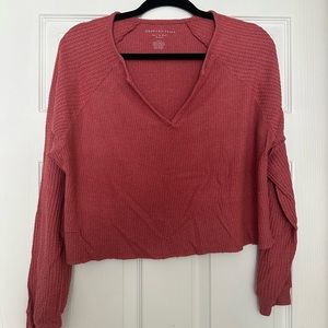 Long sleeve lounge top